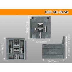 Photo3: ●[TE] Plug in mini-ISO relay socket base (no terminals) /05F-MI-RLSB-tr 