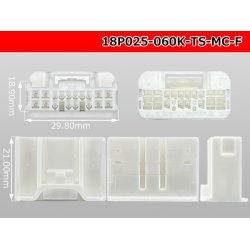 Photo3: ●[sumitomo] 025 type +060 type TS series hybrid 18 pole F connector[type MC] (no terminals) /18P025-060-TS-MC-F-tr