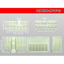 Photo3: ●[sumitomo] 090 type MT series 12 pole F connector（no terminals）/12P090-MT-F-tr