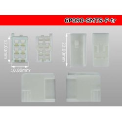 Photo3: ●[sumitomo] 090 type TS series 6 pole F connector（no terminals）/6P090-SMTS-F-tr