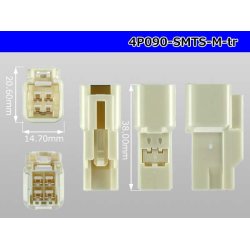 Photo3: ●[sumitomo] 090 type TS series 4 pole M connector（no terminals）/4P090-SMTS-M-tr