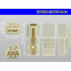 Photo3: ●[sumitomo] 090 type TS series 3 pole M connector（no terminals）/3P090-SMTS-M-tr