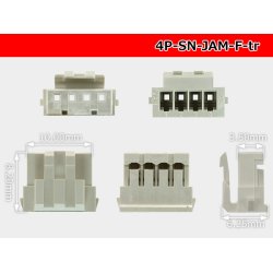 Photo3: ●[JAM] SN series 4 pole F connector (no terminals) /4P-SN-JAM-F-tr