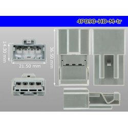 Photo3: ●[sumitomo] 090 type HD series 4 pole M connector（no terminals）/4P090-HD-M-tr