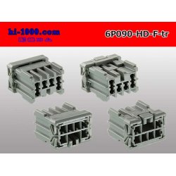 Photo2: ●[sumitomo] 090 type HD series 6 pole F connector（no terminals）/6P090-HD-F-tr