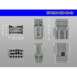 Photo3: ●[sumitomo] 090 type HD series 8 pole M connector（no terminals）/8P090-HD-M-tr