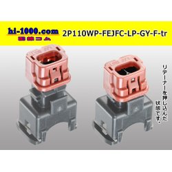 Photo4: ●[furukawa] 110 type JFC type 2 pole F connector  [glay] (no terminals) /2P110WP-FEJFC-LP-GY-F-tr