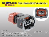 Photo: ●[furukawa] 110 type JFC type 2 pole F connector [black] (no terminals)/2P110WP-FEJFC-P-BK-F-tr