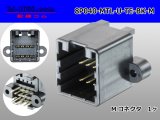 Photo: ●[TE]040 type 8 pole multi-lock M connector [black] (Straight pin header type) /8P040-MTL-U-TE-BK-M