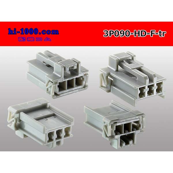 Photo2: ●[sumitomo] 090 type HD series 3 pole F connector（no terminals）/3P090-HD-F-tr (2)