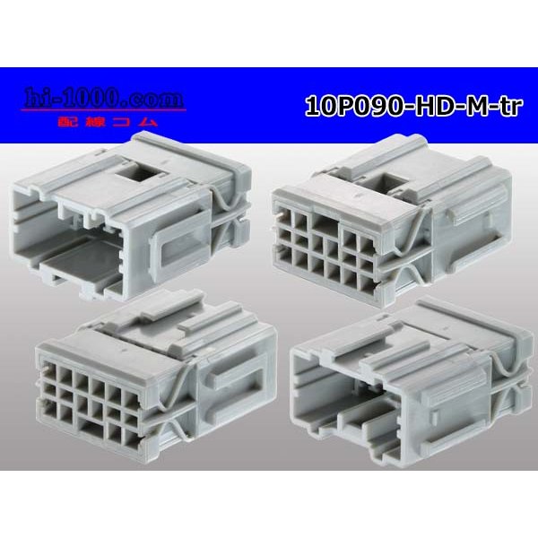 Photo2: ●[sumitomo] 090 type HD series 10 pole M connector（no terminals）/10P090-HD-M-tr (2)