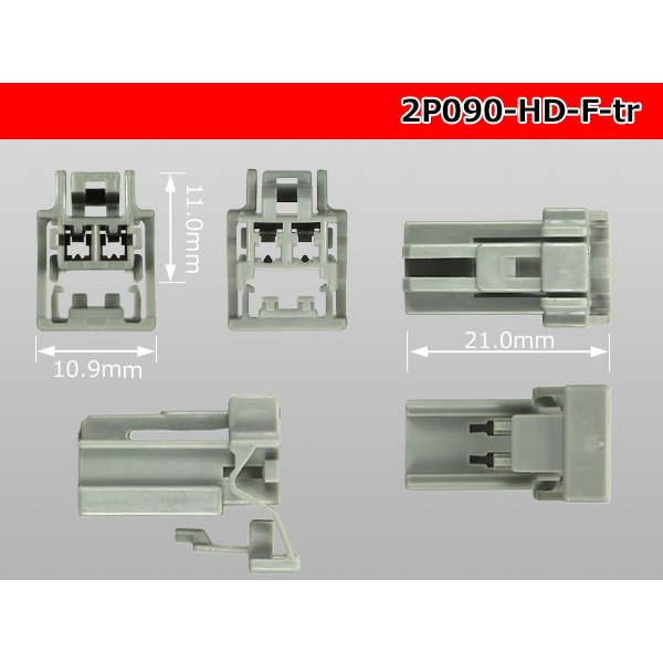 Photo5: ●[sumitomo] 090 type HD series 2 pole F connector（no terminals）/2P090-HD-F-tr (5)