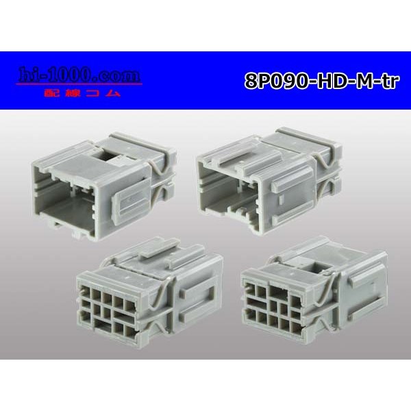 Photo2: ●[sumitomo] 090 type HD series 8 pole M connector（no terminals）/8P090-HD-M-tr (2)