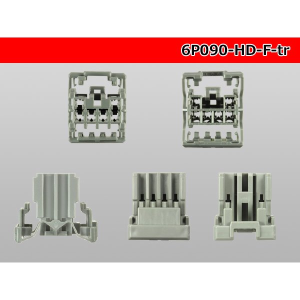 Photo5: ●[sumitomo] 090 type HD series 6 pole F connector（no terminals）/6P090-HD-F-tr (5)