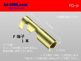 Photo: Round Bullet Terminal  [color Gold]  female  terminal   only  - female  No sleeve /FG-sr