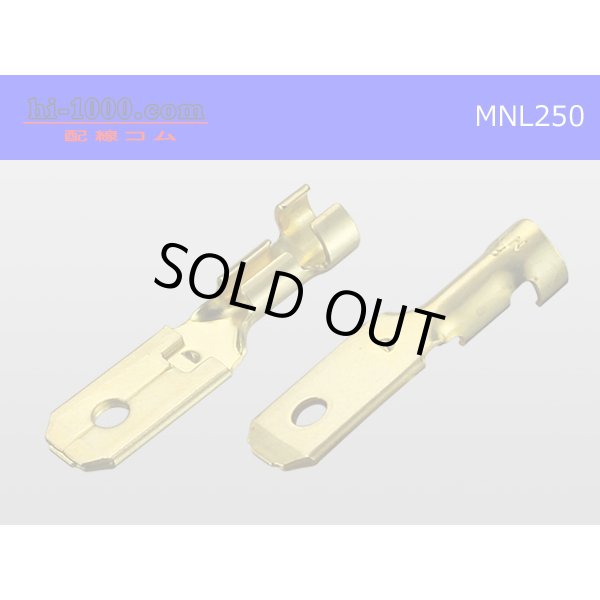 Photo2: [Nippon Tanshi]250 Type  No lock M terminal   only  ( No sleeve )/MNL250-sr (2)