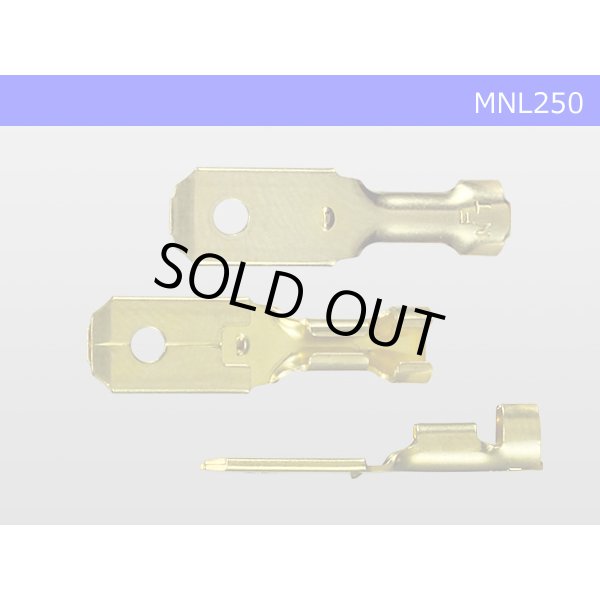 Photo3: [Nippon Tanshi]250 Type  No lock M terminal   only  ( No sleeve )/MNL250-sr (3)