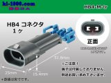 Photo: Delphi [Delphi] HB4 [color Gray] M Connector only ( No terminal )/HB4-M-tr