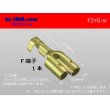 Photo1: 2-tine  Round Bullet Terminal  terminal   only  - No sleeve  1 piece /F2YG-F-sr (1)